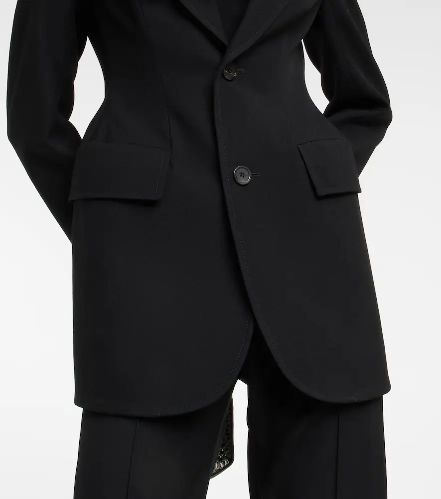 Balenciaga Hourglass virgin wool blazer | Thumbnail 4 Balenciaga Hourglass virgin wool blazer | Thumbnail 4