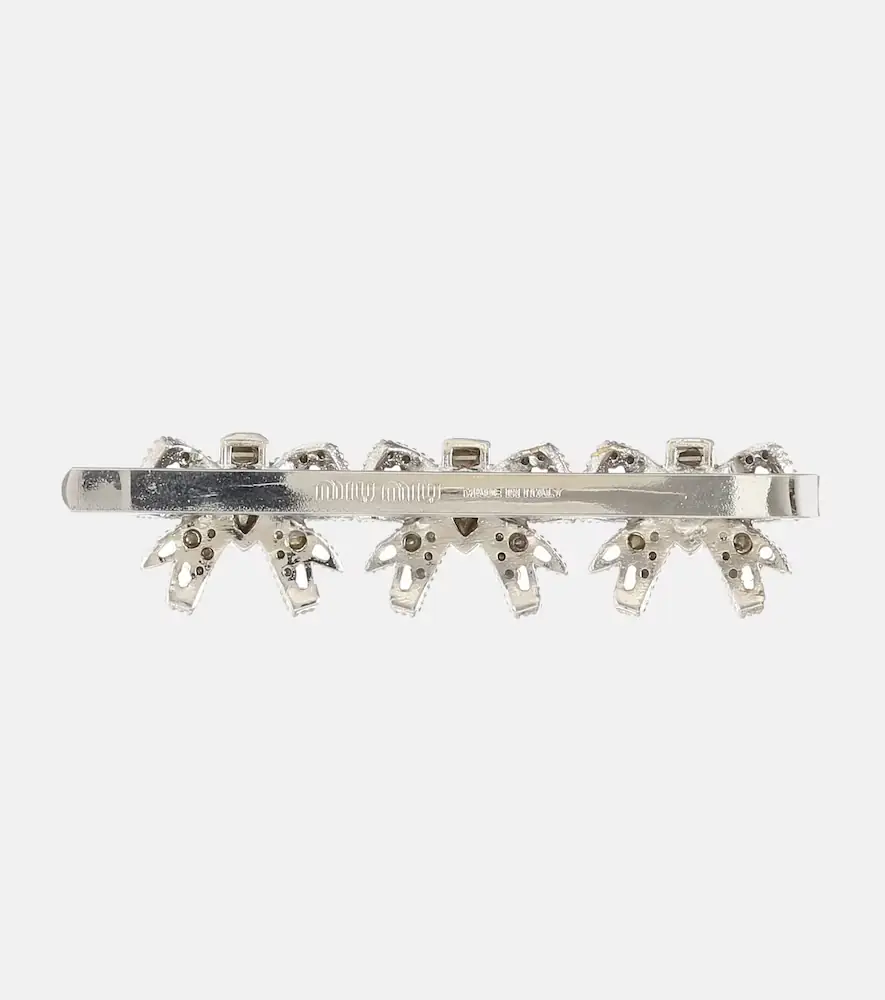 Miu Miu Crystal-embellished barrette | Thumbnail 2