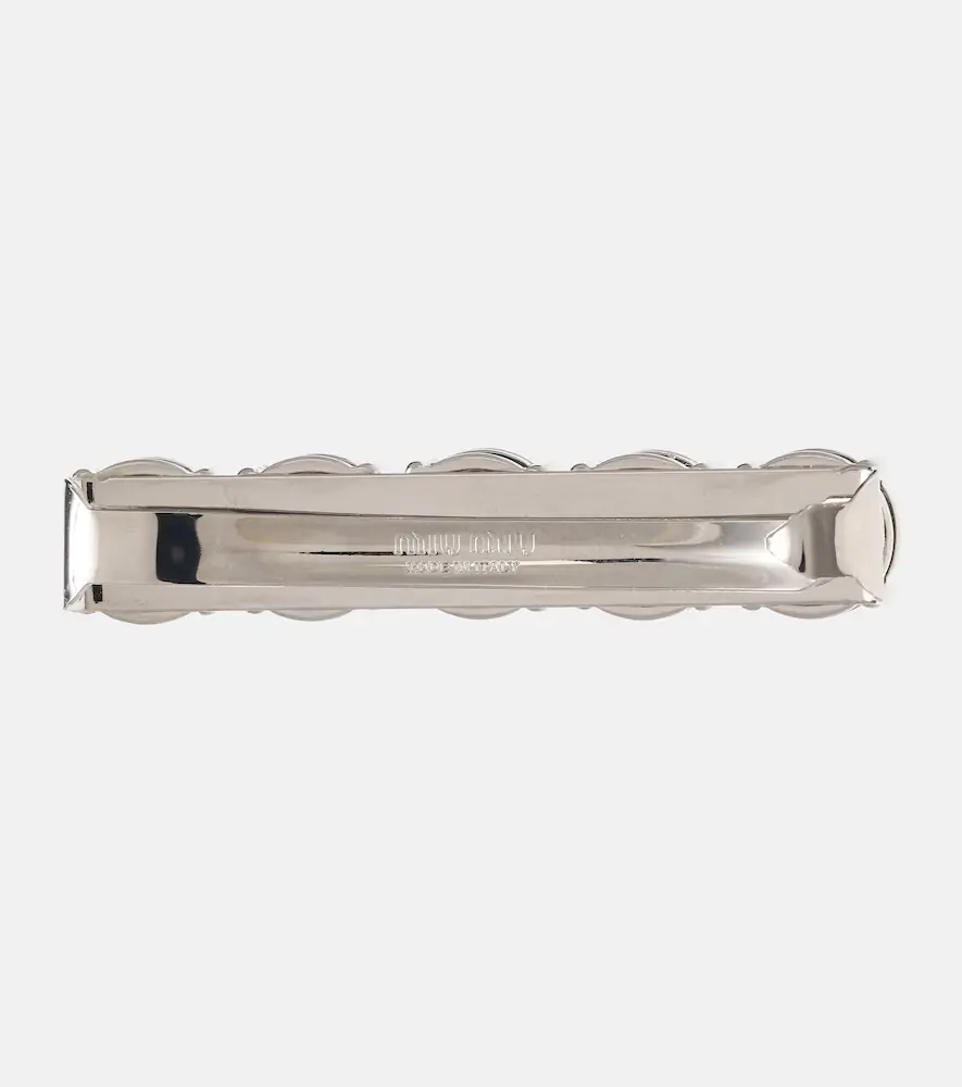 Miu Miu Crystal-embellished barrette | Thumbnail 2