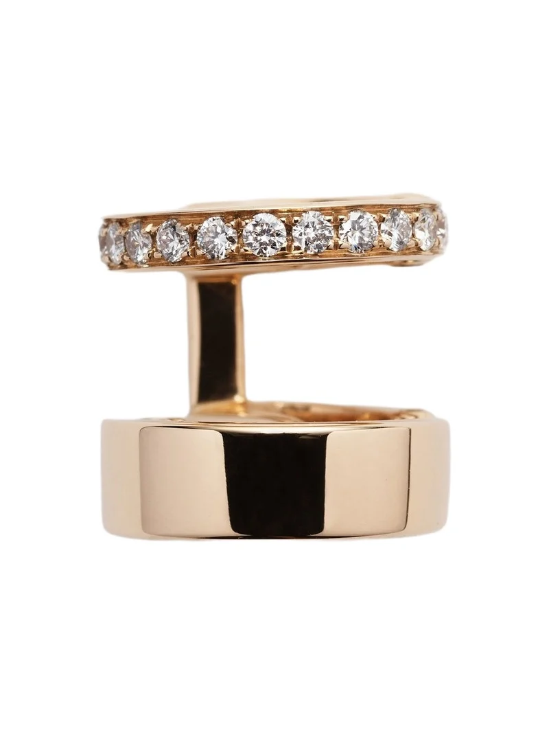Berbere Module 18-kt rose gold ear cuff with diamonds
