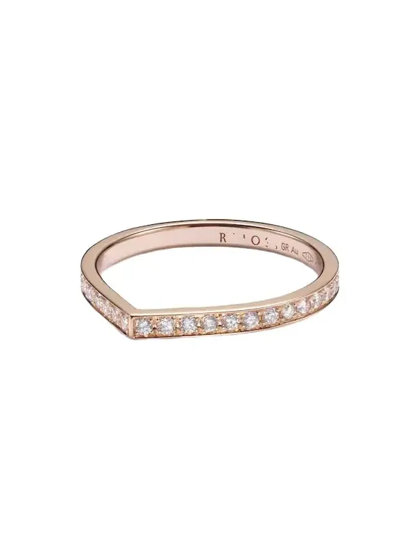 Antifer 18kt rose-gold and diamond ring