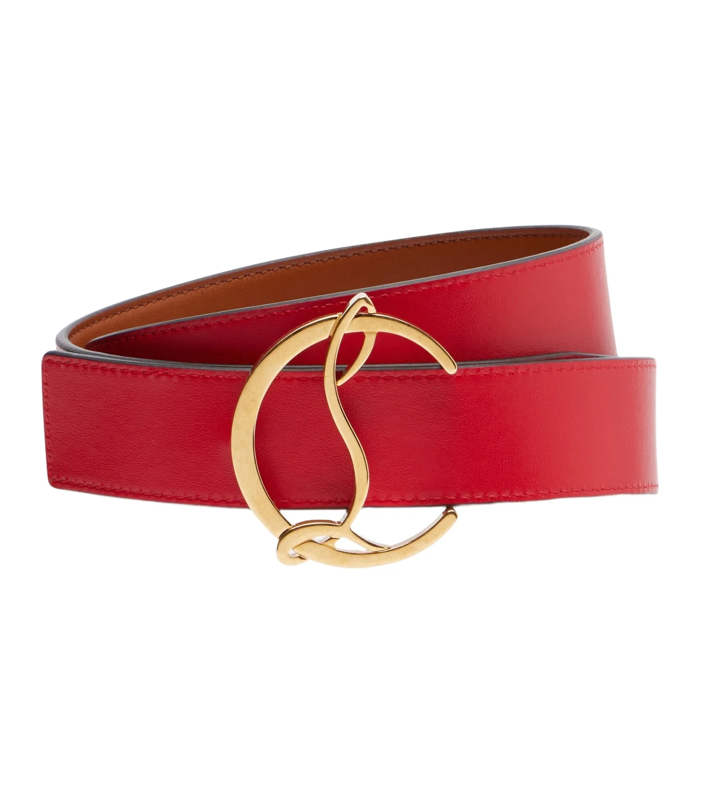 CL Logo reversible leather belt