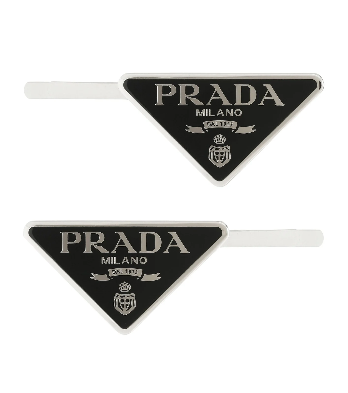 Set of 2 logo hair clips Set of 2 logo hair clips