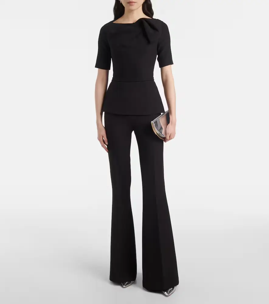 Safiyaa Halluana high-rise flared pants | Thumbnail 3