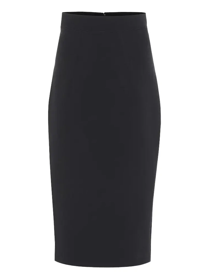 Hokoku crêpe pencil skirt Hokoku crêpe pencil skirt