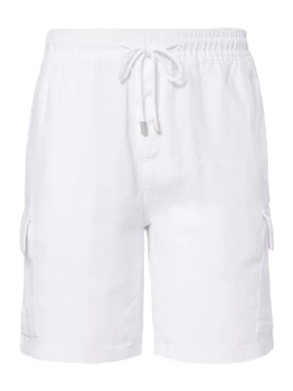 Baie mid-length linen shorts Baie mid-length linen shorts