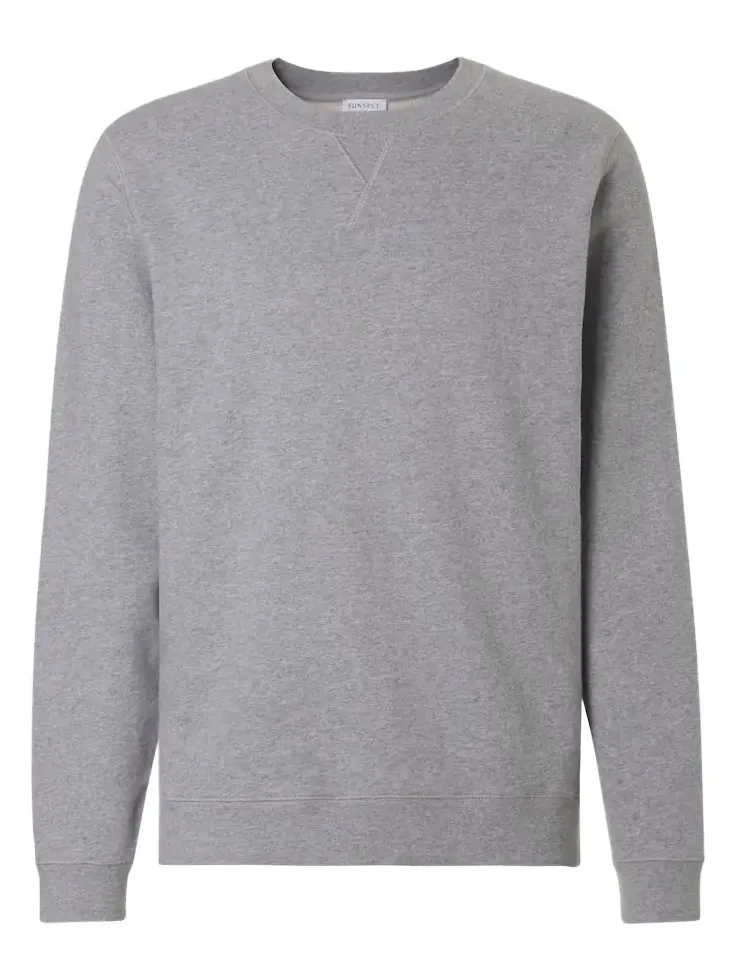Cotton loopback sweatshirt