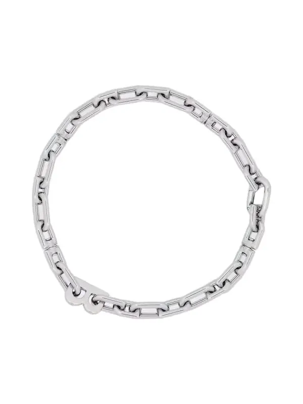 B Chain thin necklace