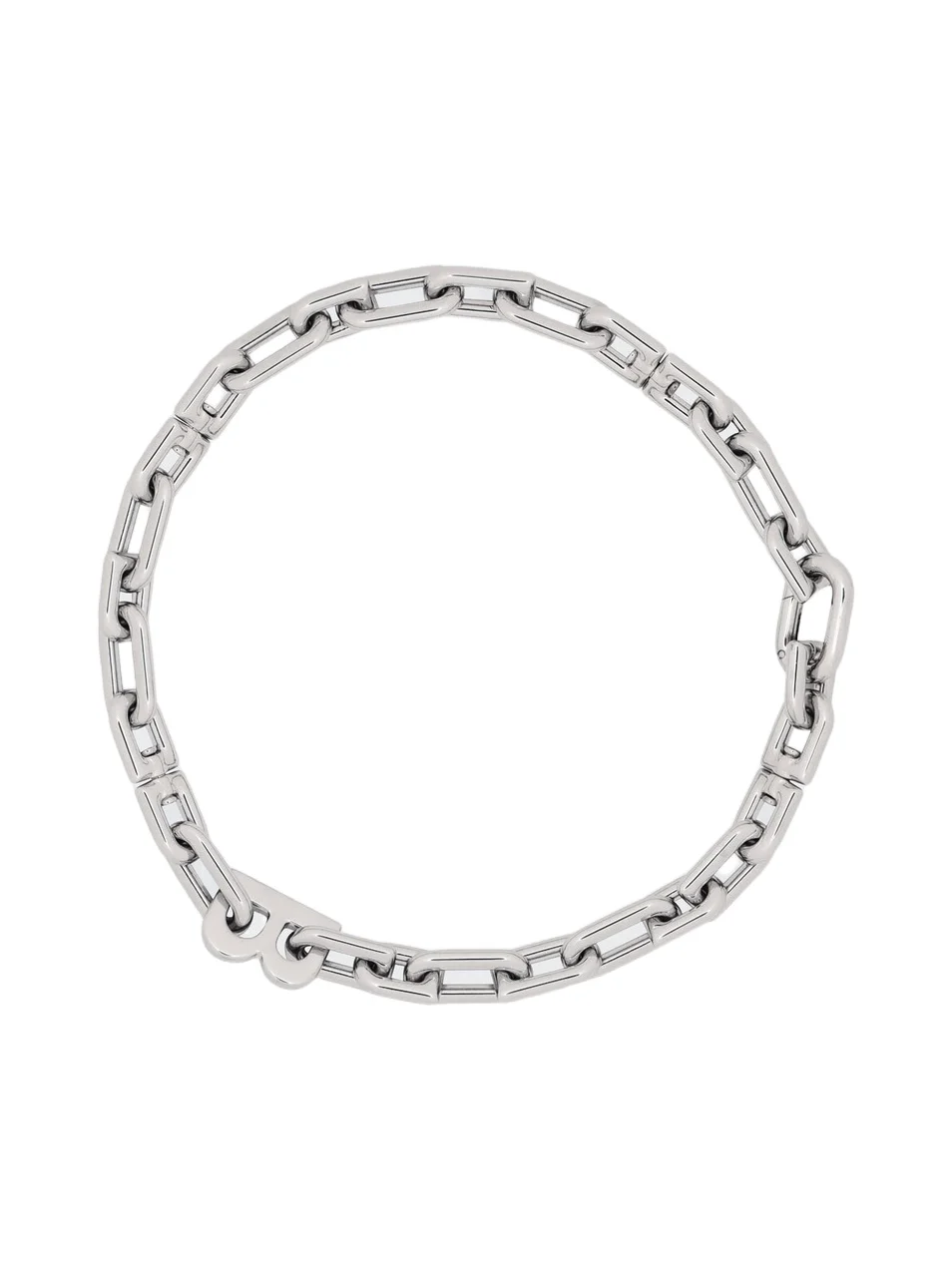 B Chain thin necklace