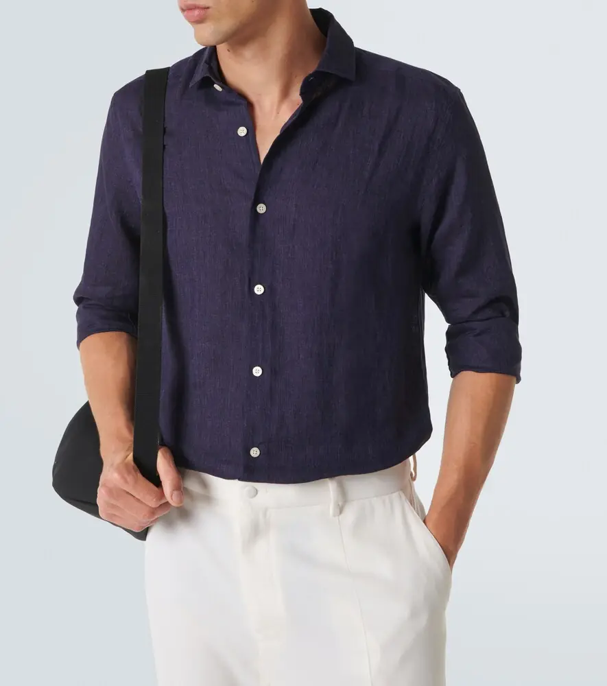 Frescobol Carioca Long-sleeved linen shirt | Thumbnail 5 Frescobol Carioca Long-sleeved linen shirt | Thumbnail 5
