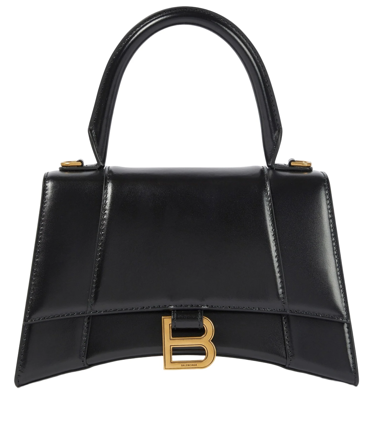 Hourglass Small leather top-handle bag Hourglass Small leather top-handle bag