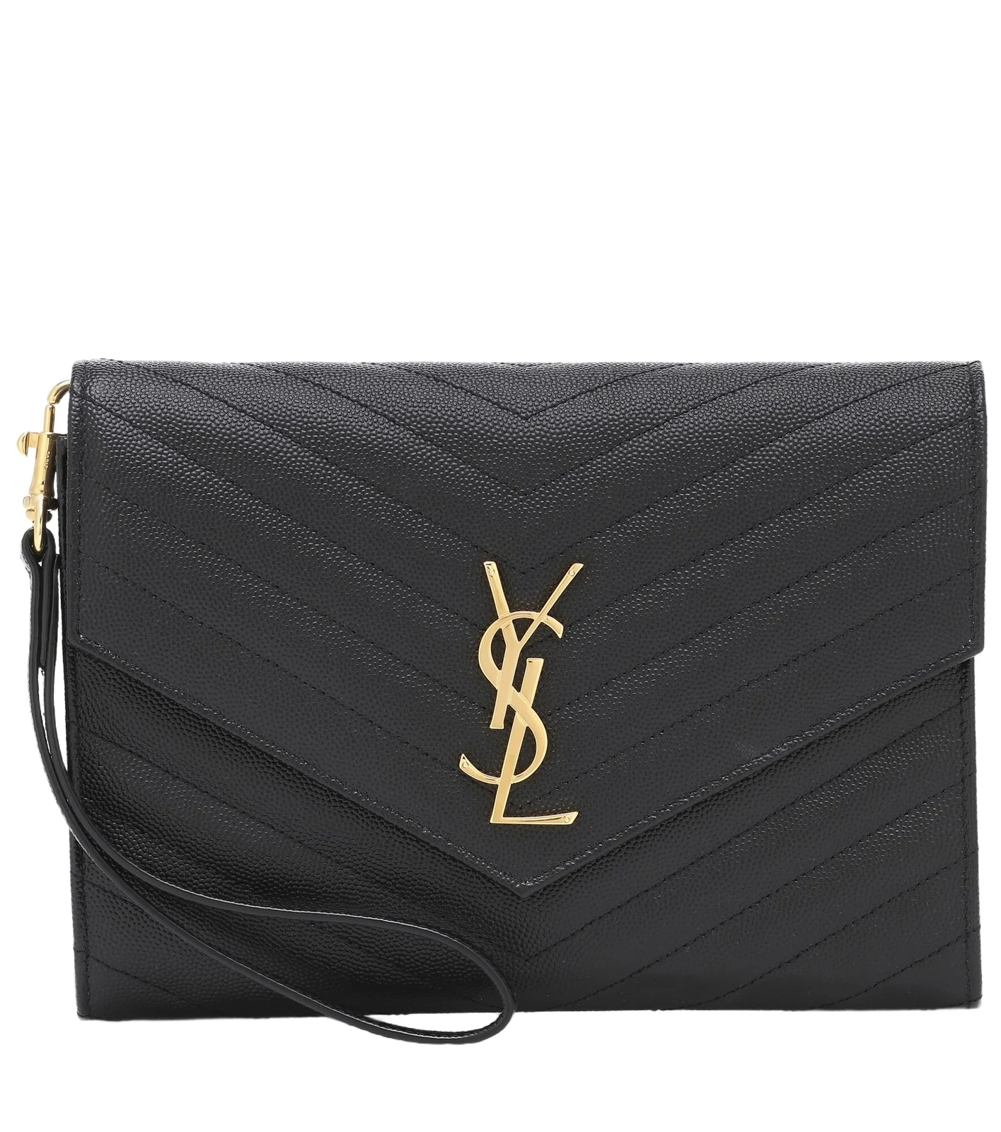 Cassandre matelassé leather clutch