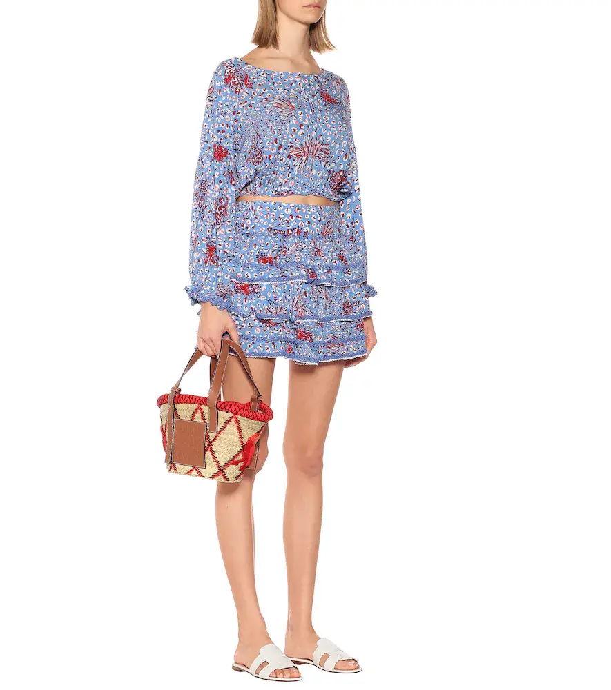 Poupette St Barth Betty printed crop top | Thumbnail 3 Poupette St Barth Betty printed crop top | Thumbnail 3
