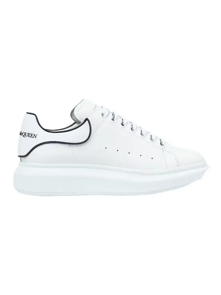 Oversized leather sneakers