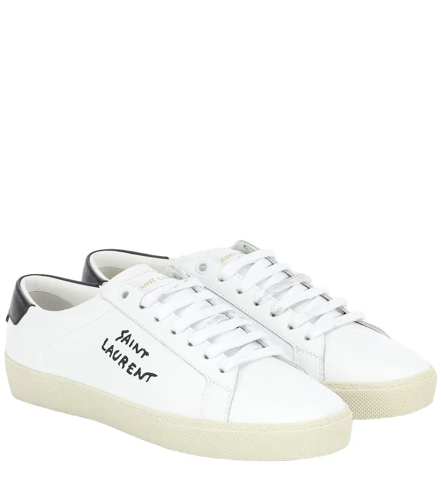 Saint Laurent Court Classic SL/06 leather sneakers | Image 1 Saint Laurent Court Classic SL/06 leather sneakers | Image 1