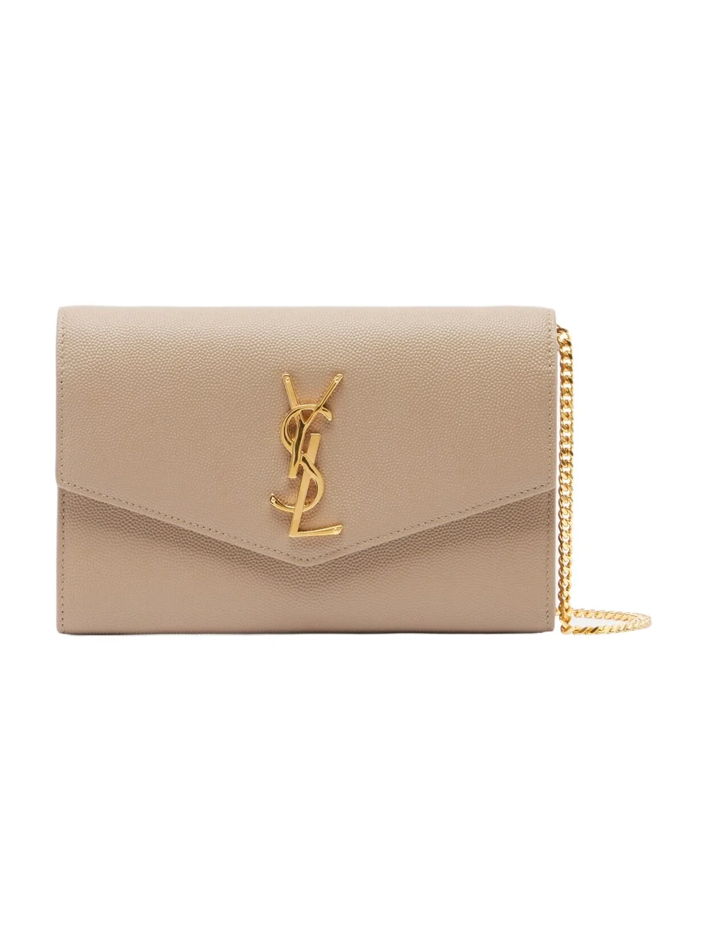 Saint Laurent Uptown leather wallet on chain