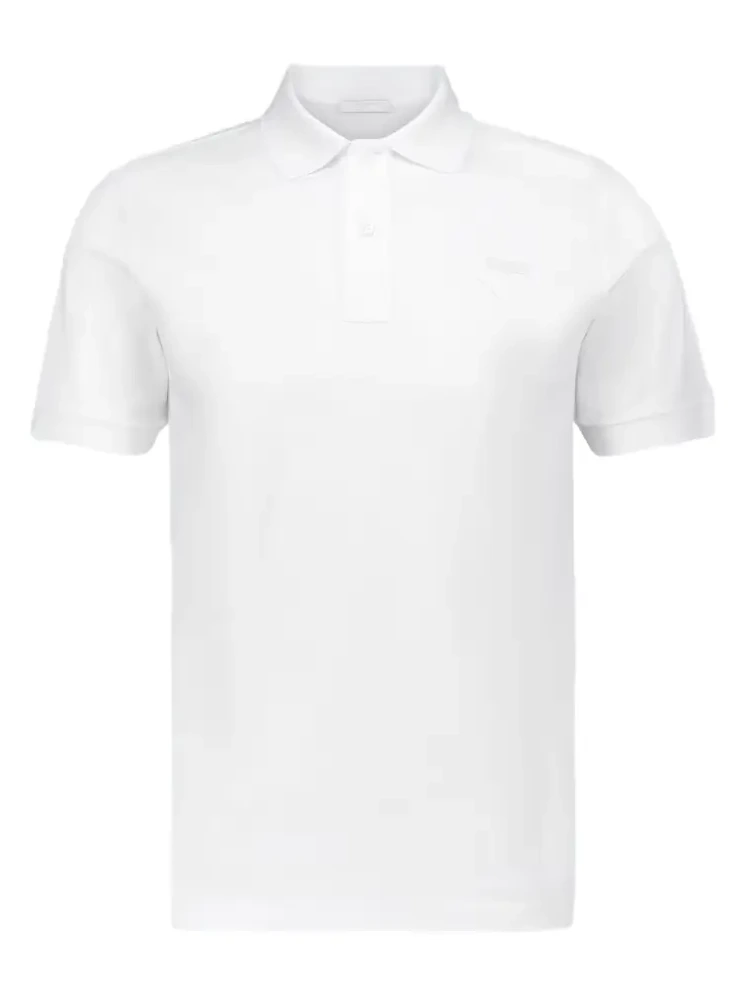 Cotton piqué polo shirt