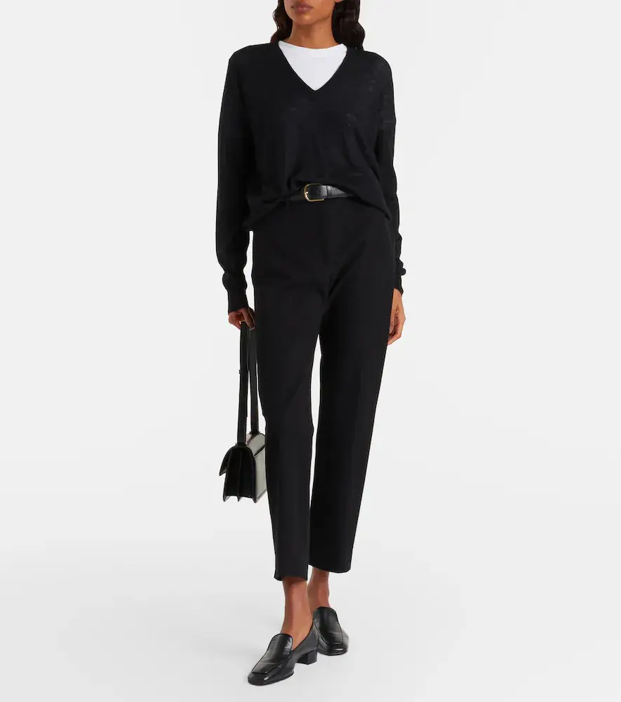 Joseph Coleman high-rise gabardine pants | Thumbnail 2 Joseph Coleman high-rise gabardine pants | Thumbnail 2