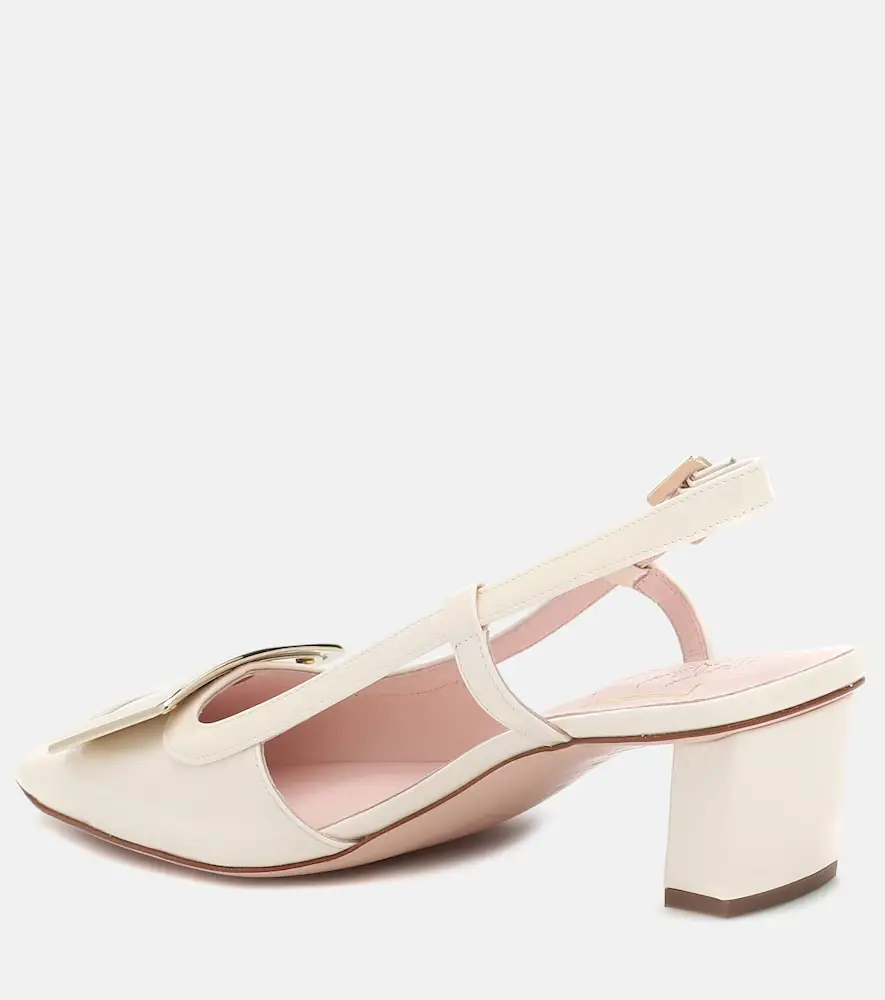 Roger Vivier Belle Vivier 45 patent leather slingback pumps | Thumbnail 2