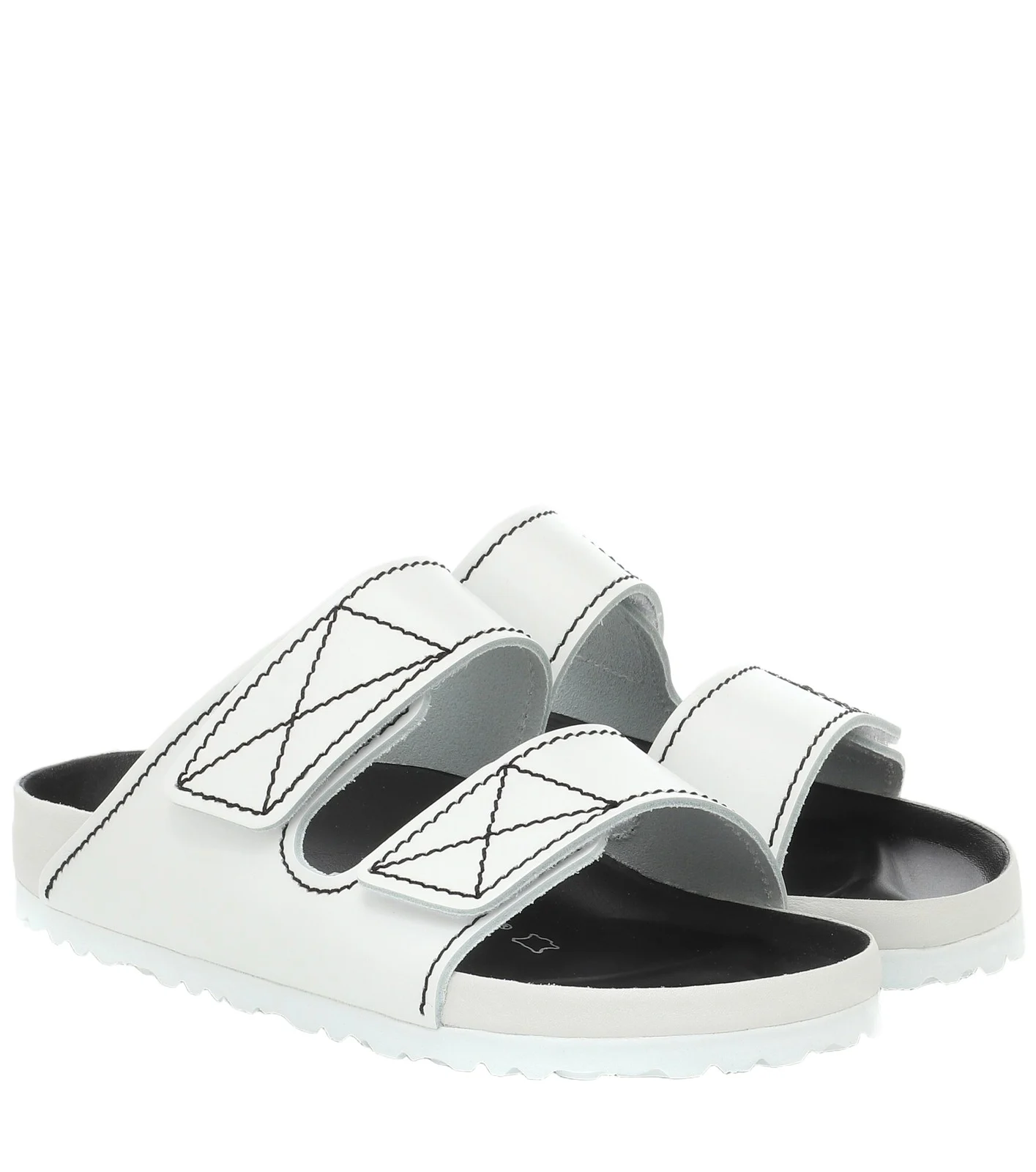 x Birkenstock leather slides