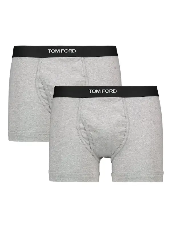 Stretch-cotton boxer briefs