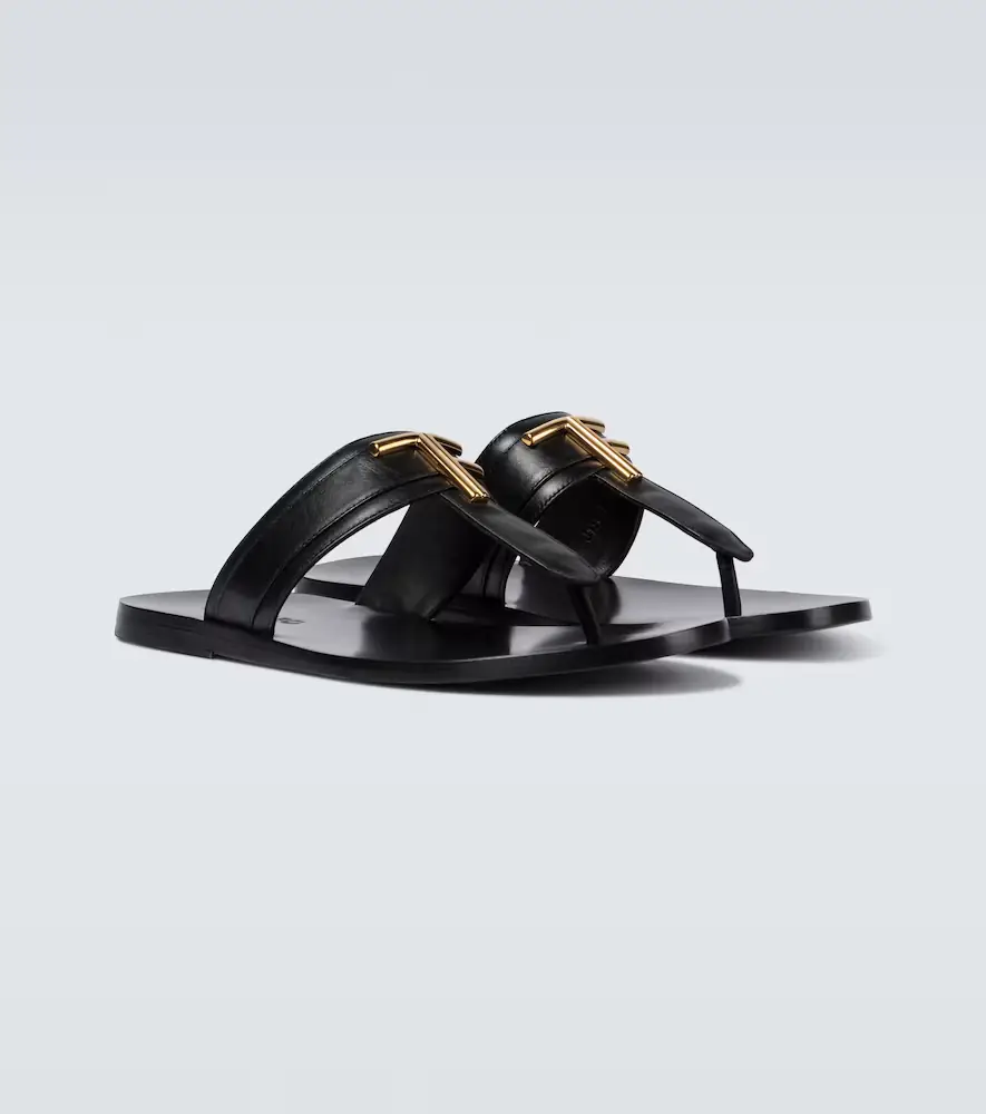 Tom Ford Leather thong sandals | Thumbnail 3 Tom Ford Leather thong sandals | Thumbnail 3