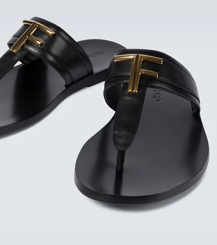 Tom Ford Leather thong sandals | Thumbnail 4 Tom Ford Leather thong sandals | Thumbnail 4