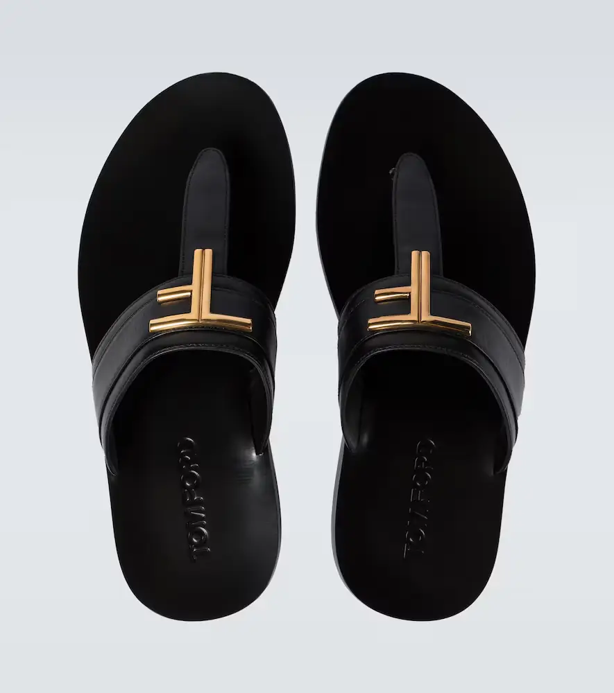 Tom Ford Leather thong sandals | Thumbnail 6 Tom Ford Leather thong sandals | Thumbnail 6