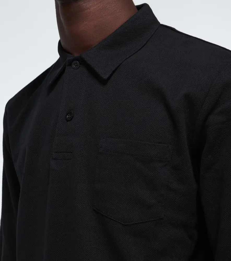 Sunspel Riviera long-sleeved polo shirt | Thumbnail 2