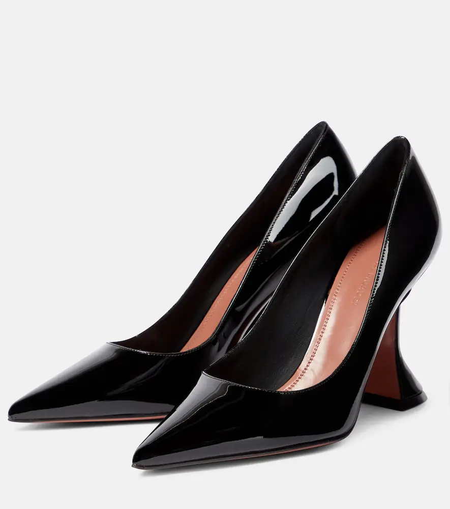 Amina Muaddi Ami patent leather pumps | Thumbnail 2