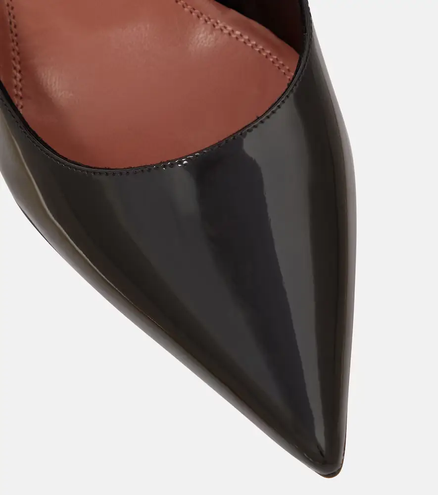 Amina Muaddi Ami patent leather pumps | Thumbnail 3
