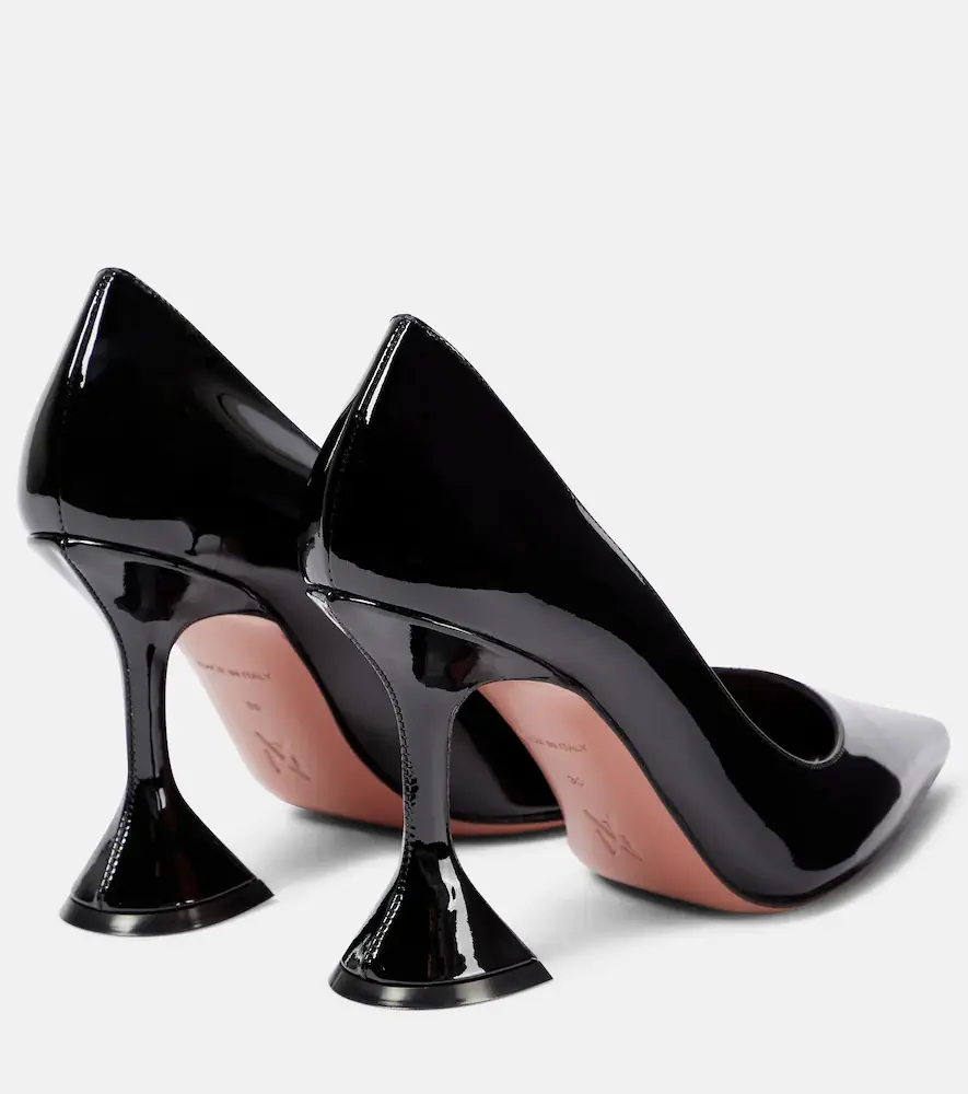 Amina Muaddi Ami patent leather pumps | Thumbnail 4