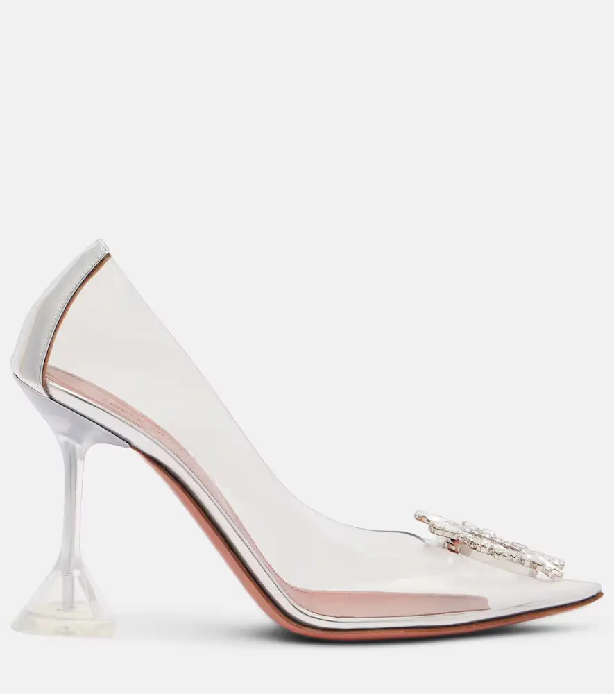 Amina Muaddi Begum embellished PVC pumps | Thumbnail 2 Amina Muaddi Begum embellished PVC pumps | Thumbnail 2