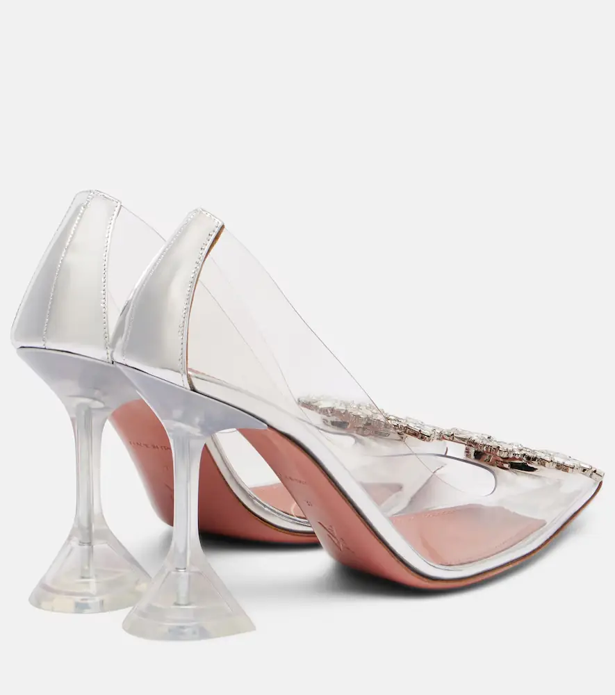 Amina Muaddi Begum embellished PVC pumps | Thumbnail 4 Amina Muaddi Begum embellished PVC pumps | Thumbnail 4