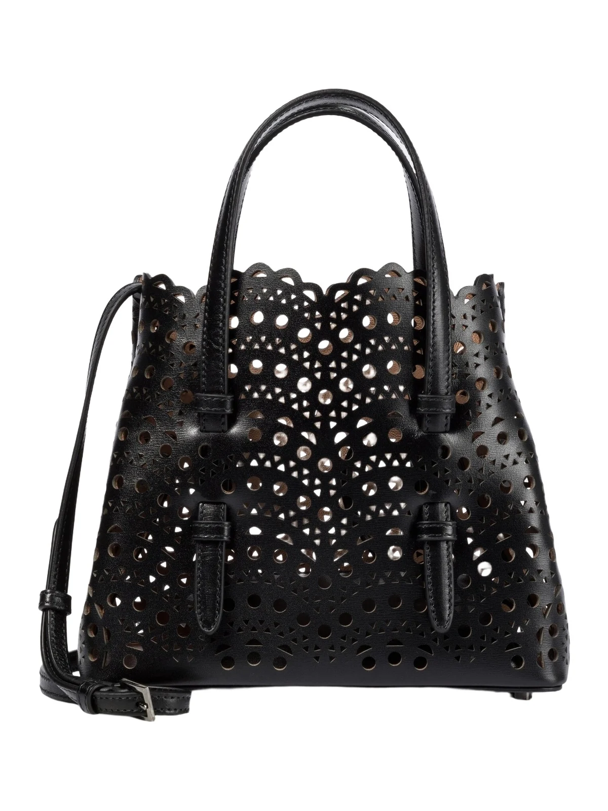 ALAÏA ALAÏA Mina 20 Vienne Wave leather top-handle bag