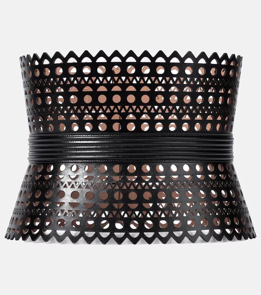 Alaïa Alaïa Vienne leather corset belt | Thumbnail 2