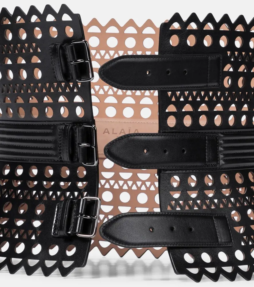 Alaïa Alaïa Vienne leather corset belt | Thumbnail 3