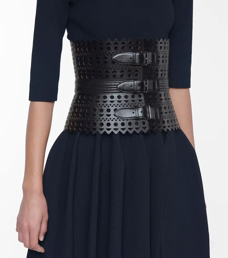 Alaïa Alaïa Vienne leather corset belt | Thumbnail 4