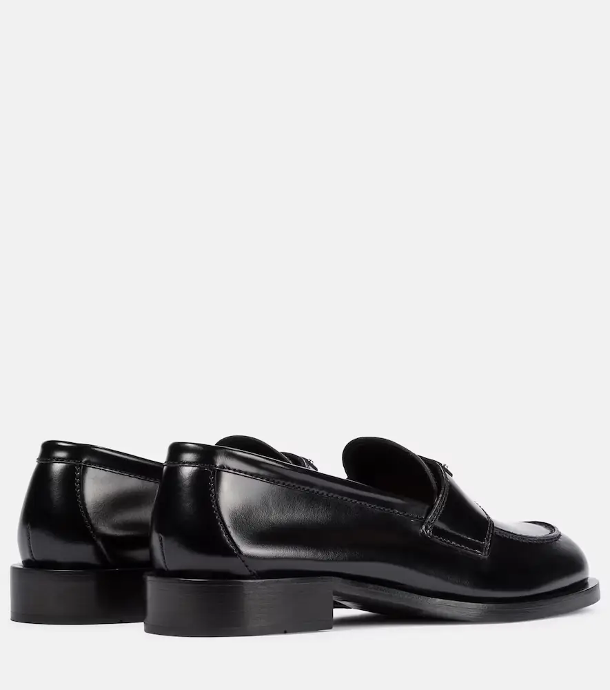 Prada Logo leather loafers | Thumbnail 2