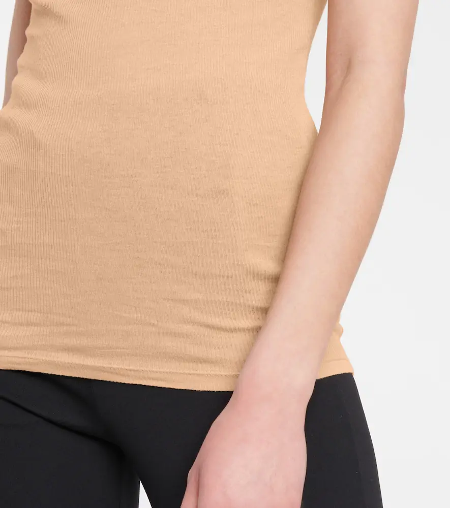 Wardrobe.NYC Wardrobe. NYC Ribbed-knit cotton tank top | Thumbnail 4