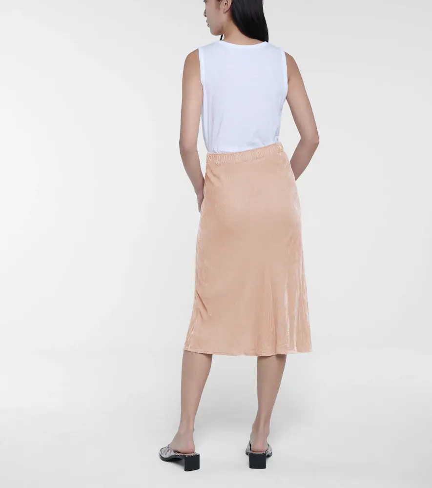 Velvet Taelyn midi skirt | Thumbnail 2