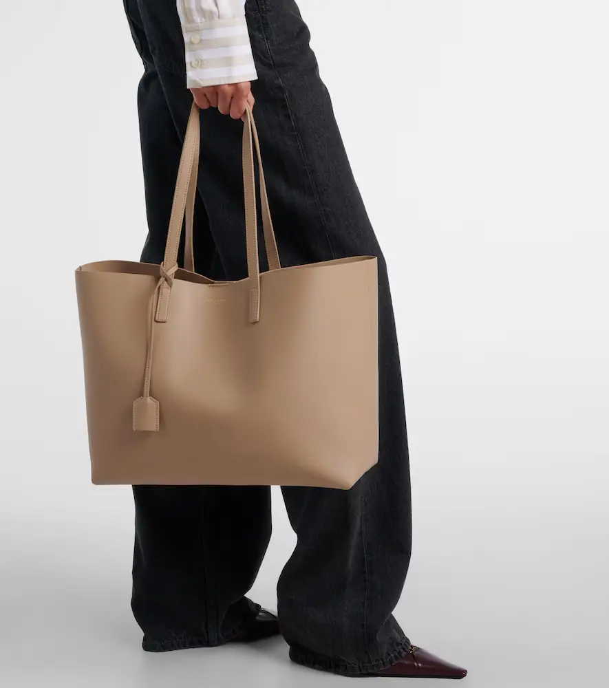 Saint Laurent Shopping E/W leather tote | Thumbnail 4