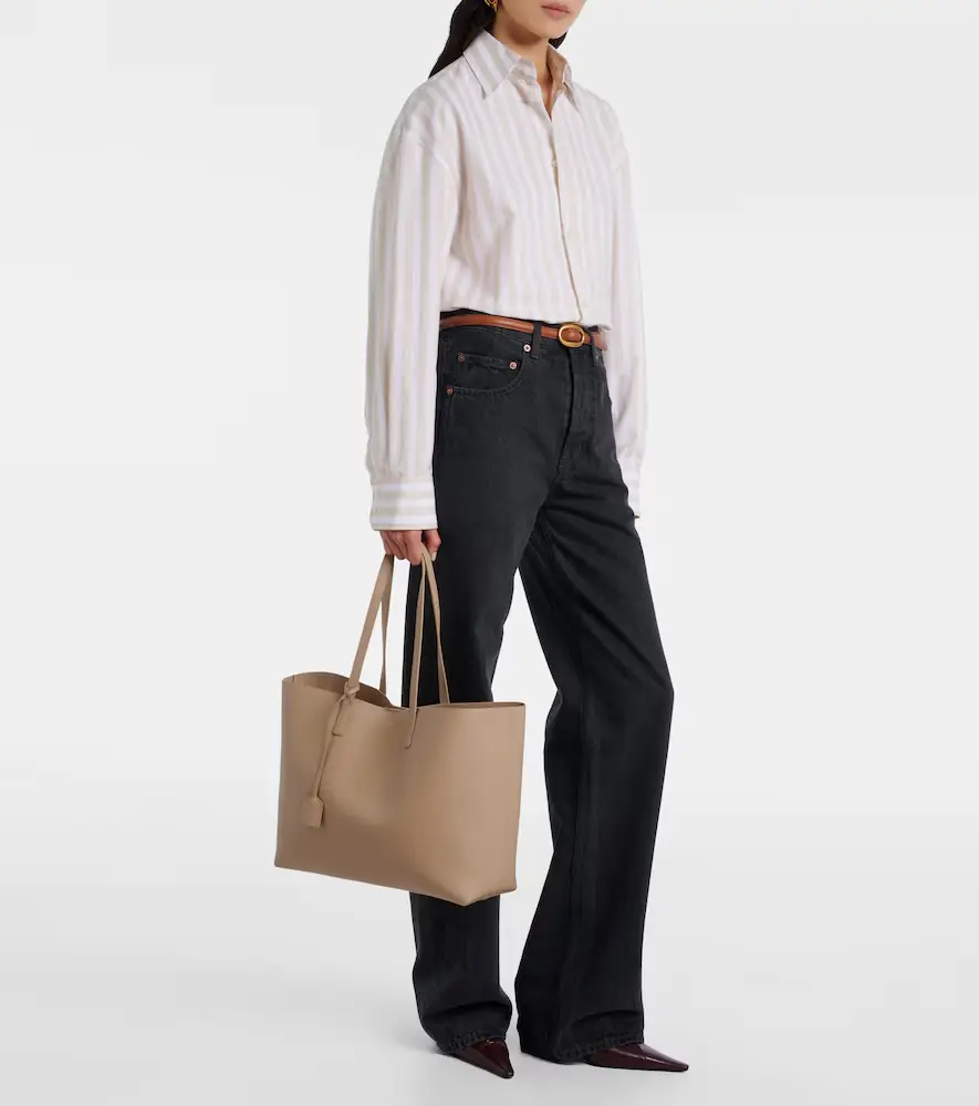 Saint Laurent Shopping E/W leather tote | Thumbnail 5