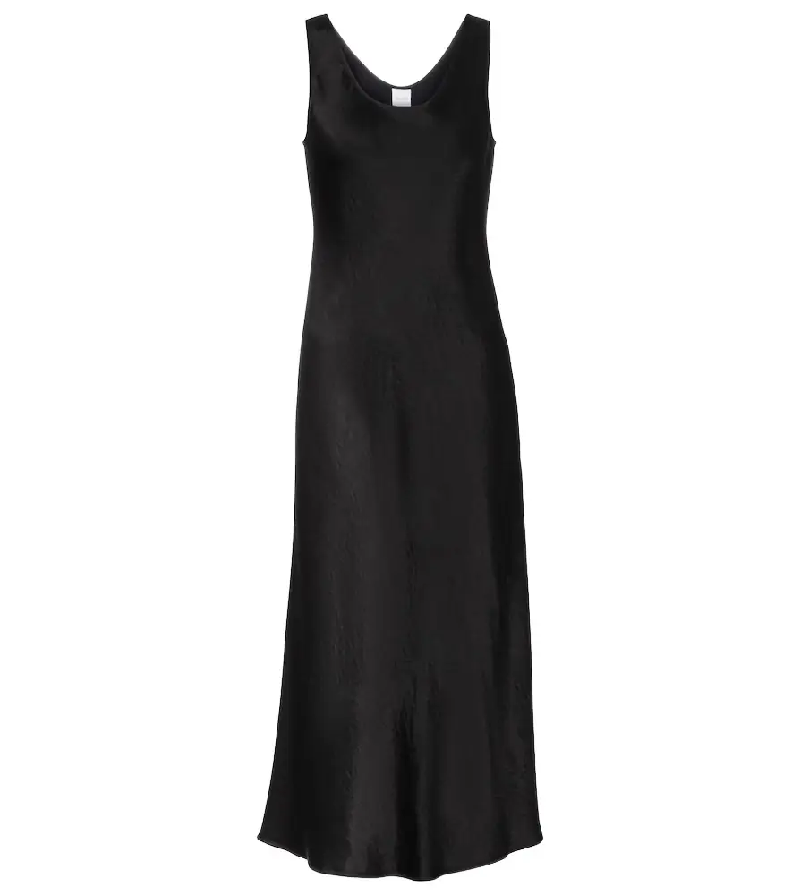 Max Mara Talete satin midi dress