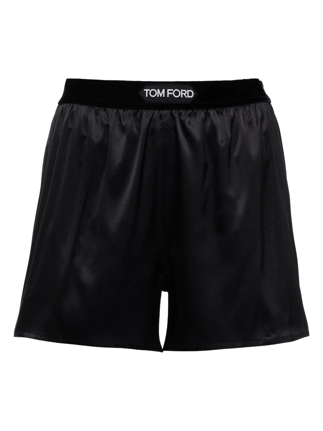 Silk-blend shorts Silk-blend shorts