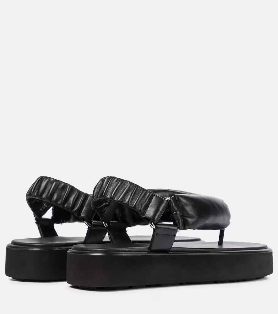 Miu Miu Leather thong sandals | Thumbnail 2