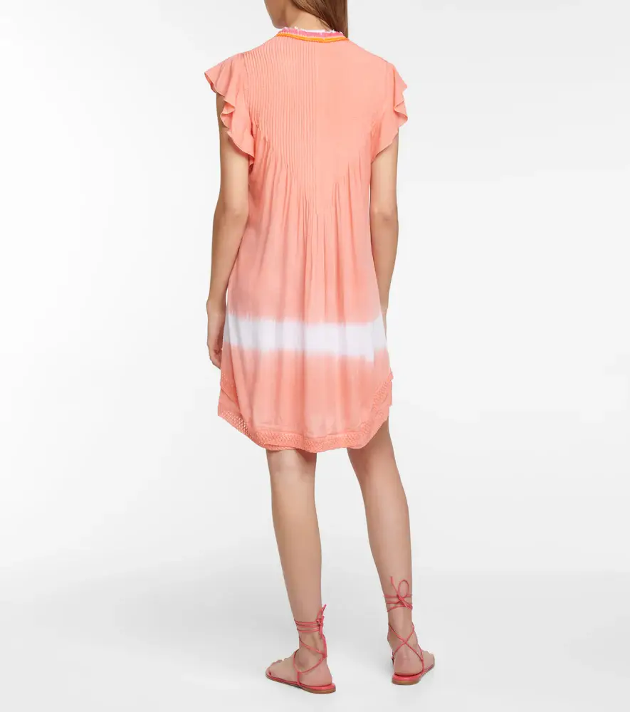 Poupette St Barth Sasha fringed and tie-dye minidress | Thumbnail 2