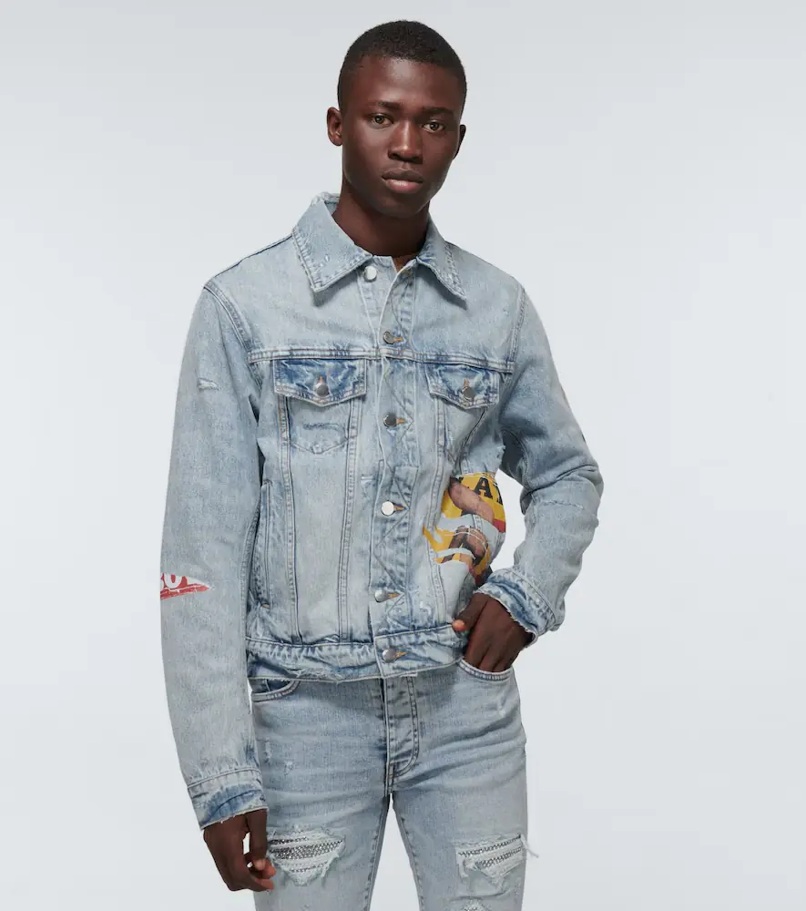 AMIRI Playboy denim trucker jacket | Thumbnail 2 AMIRI Playboy denim trucker jacket | Thumbnail 2