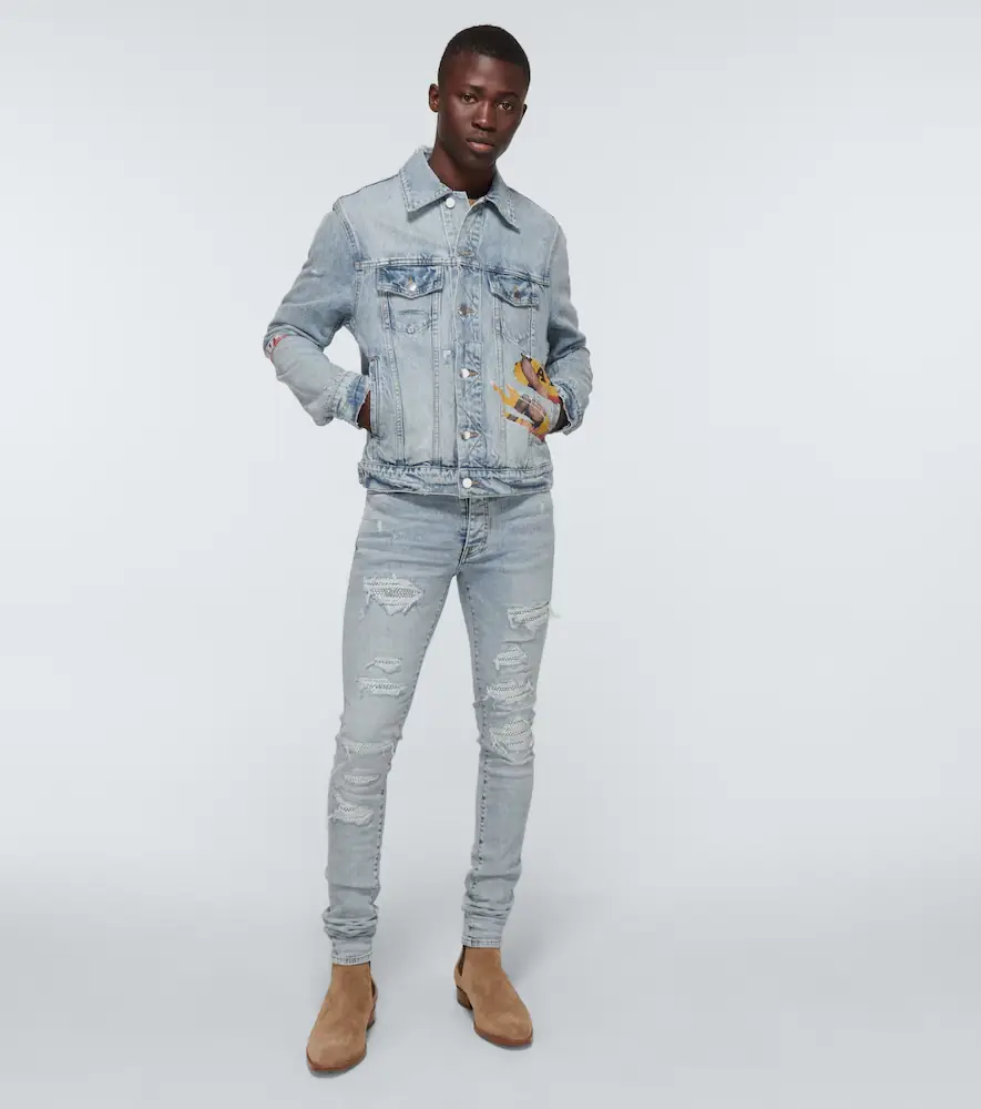 AMIRI Playboy denim trucker jacket | Thumbnail 3 AMIRI Playboy denim trucker jacket | Thumbnail 3