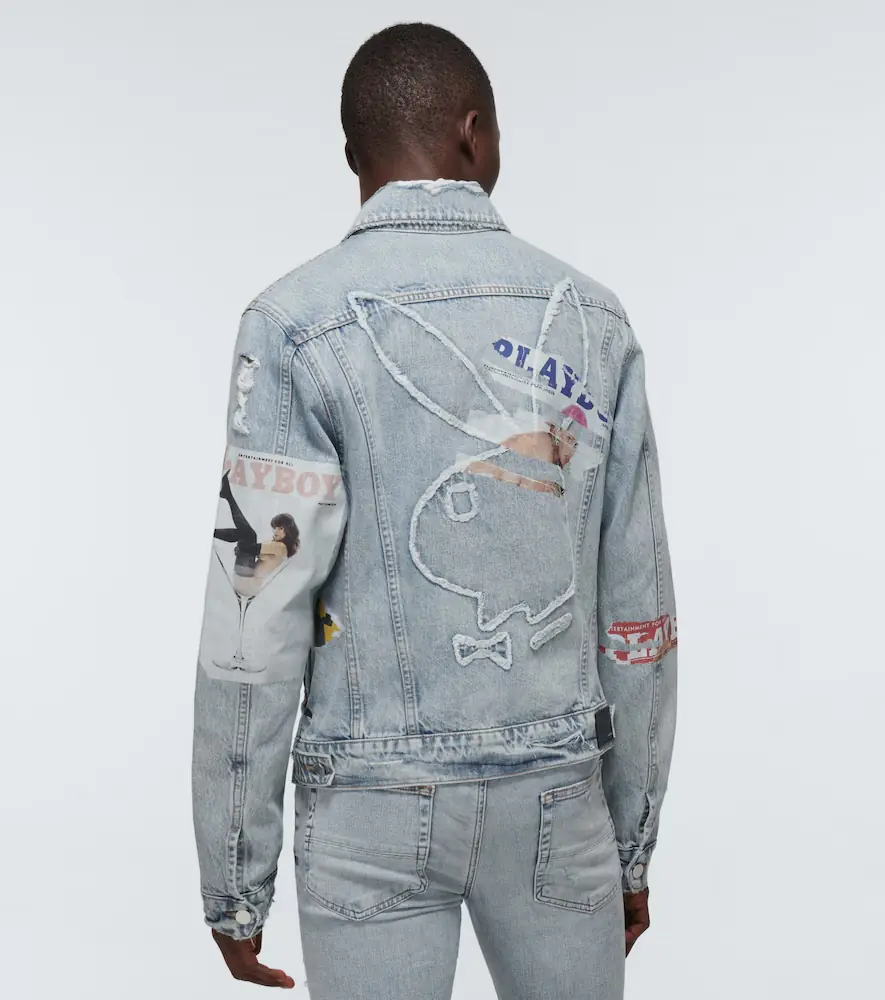 AMIRI Playboy denim trucker jacket | Thumbnail 5 AMIRI Playboy denim trucker jacket | Thumbnail 5